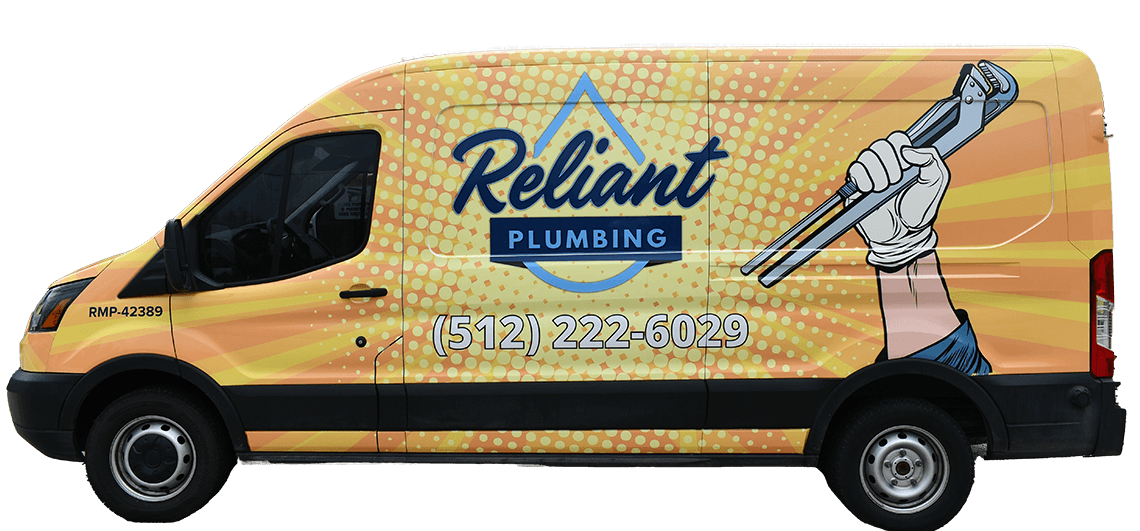 Yellow Reliant Plumbing Van