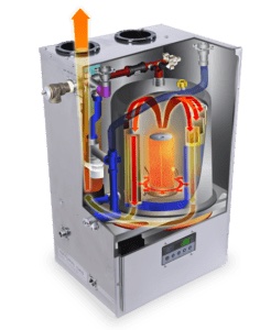 hybrid water heater cutaway image