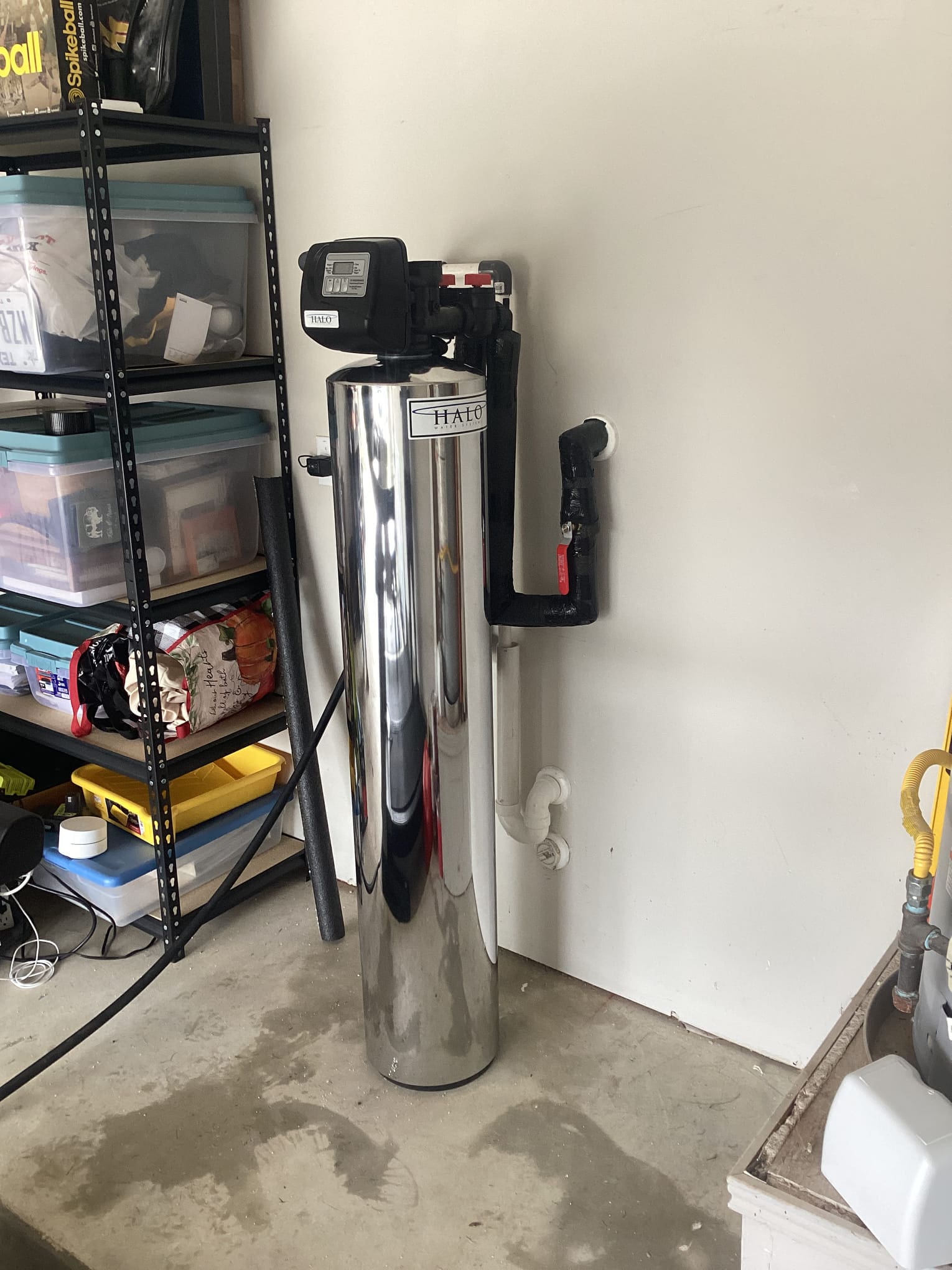Halo Ion in the ground in a local Texas home. Emergency plumbing for water heaters.